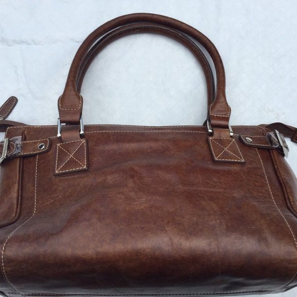 Argentinian Brown Calf Leather*Duffle Bag $1150 - Picture 6 of 8